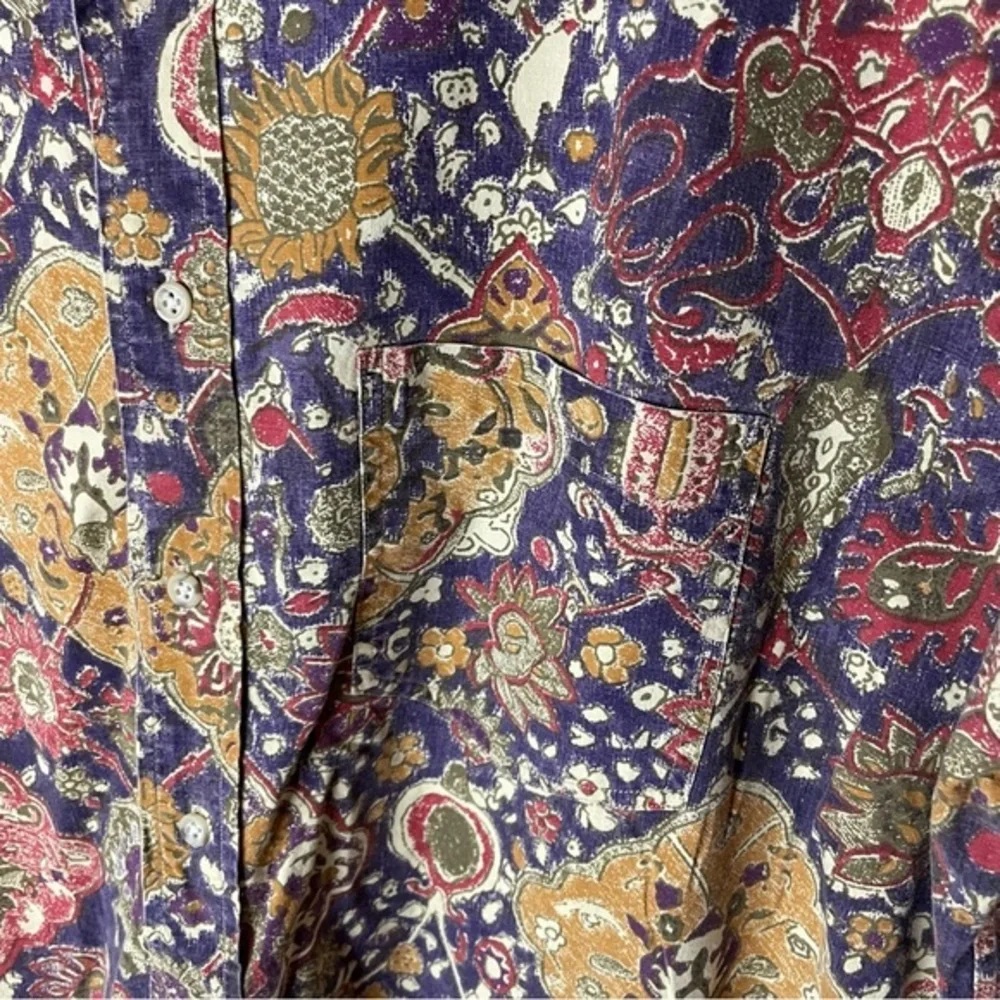 Old School Clothing Company Vintage Purple Yellow Long Sleeve Men’s Size XL‎ - Picture 3 of 6